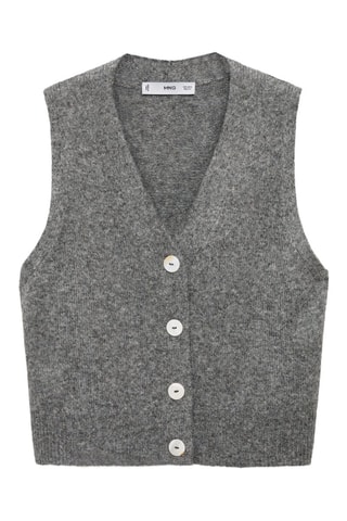 Gilet boutons - Gris