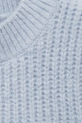 Gilet maille côtelée - Ciel