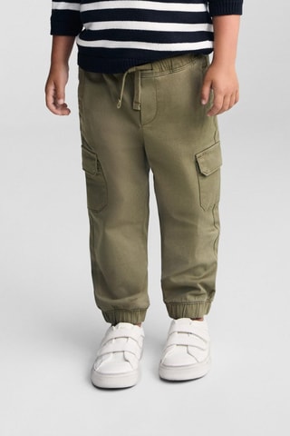 Pantalon jogger cargo - Kaki