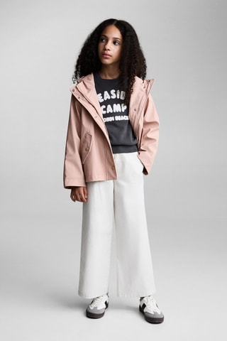 Parka matelassée imperméable à capuche - Rose