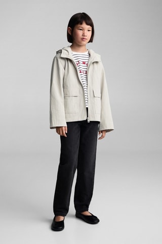 Veste imperméable à capuche - Gris