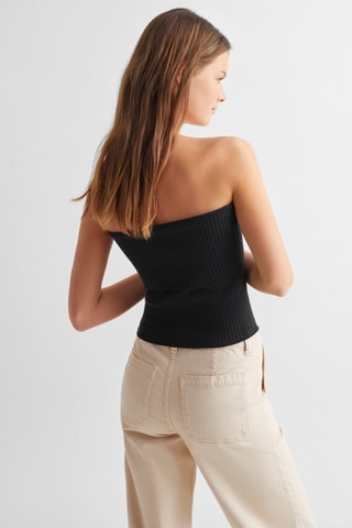 Top bustier  - Noir