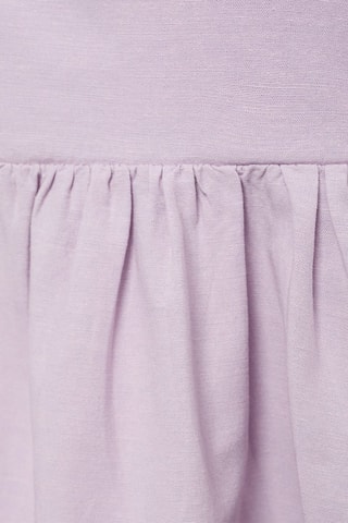 Top bretelles lin - Mauve