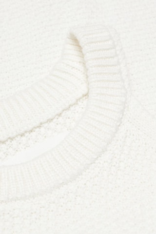 Top maille coton - Ecru