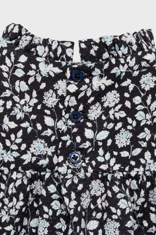Robe et culotte imprimées - Bleu marine