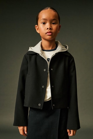 Blouson boutons - Noir