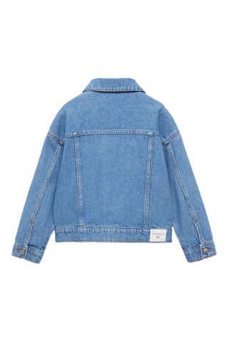 Blouson jean poches - Bleu