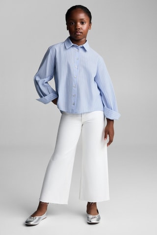 Chemise à rayures - Bleu clair