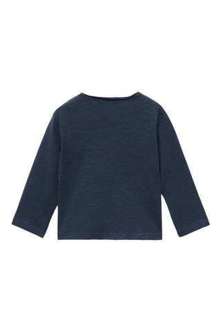 T-shirt message imprimé - Bleu marine