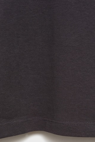 T-shirt détail imprimé - Anthracite