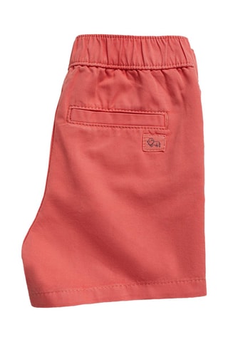 Bermuda slim-fit chino coton - Corail