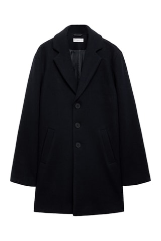 Manteau long - Bleu marine