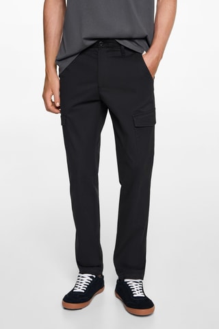 Pantalon cargo coton - Noir