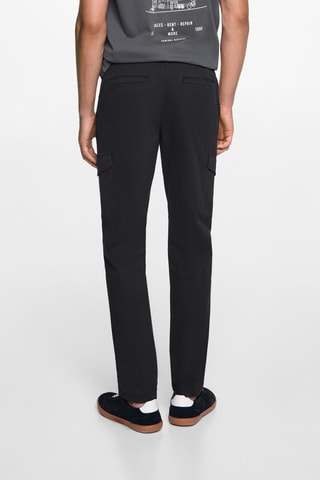 Pantalon cargo coton - Noir