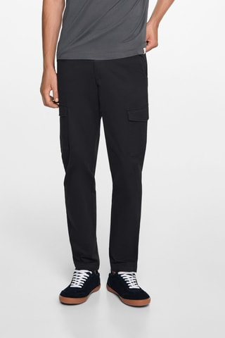 Pantalon cargo coton - Noir