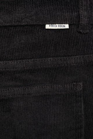 Pantalon slim fit en velours côtelé - Anthracite