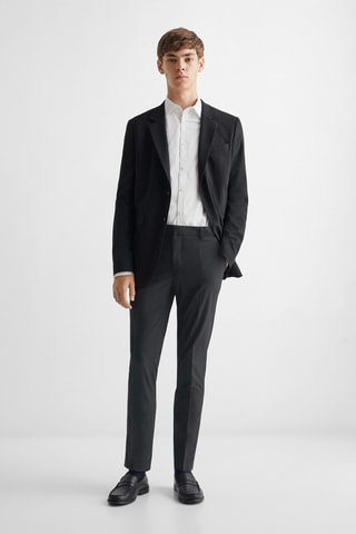 Pantalon de costume slim fit - Noir