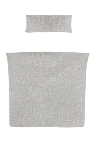 Top Lurex ras-de-cou - Argenté