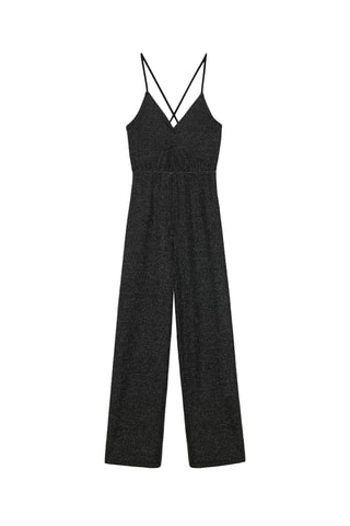Combi-pantalon en lurex - Noir