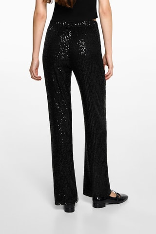 Pantalon paillettes - Noir