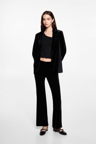 Veste velours - Noir