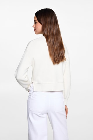 Pull-over maille - Blanc cassé