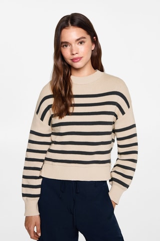 Pull-over maille - Beige