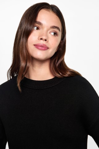 Pull-over maille - Noir