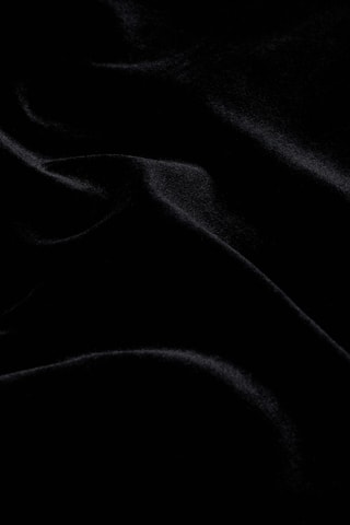 T-shirt velours nœud - Noir