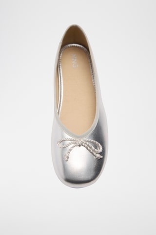 Ballerines nœud - Argenté