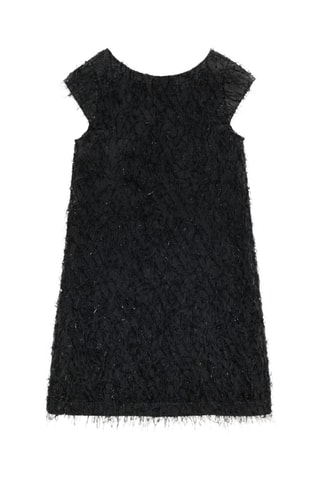 Robe détail franges - Noir