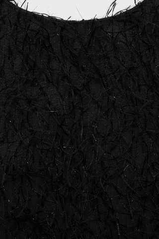 Robe détail franges - Noir