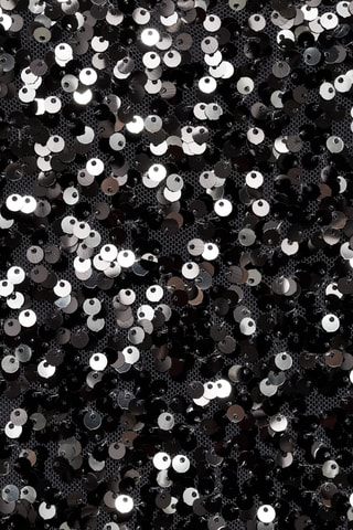 Robe à sequins - Anthracite