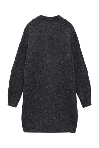 Robe maille nœud - Anthracite