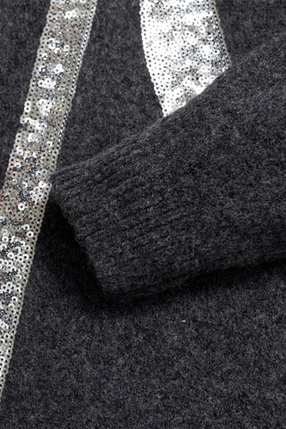 Robe maille nœud - Anthracite