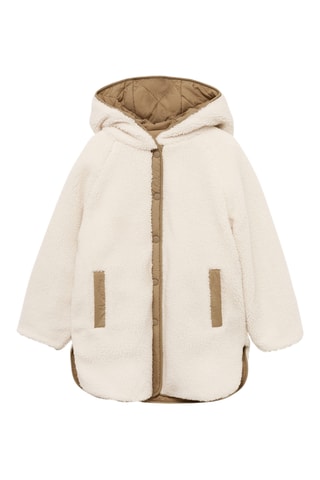 Anorak matelassé réversible - Marron