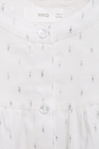 Blouse détails Lurex - Blanc cassé