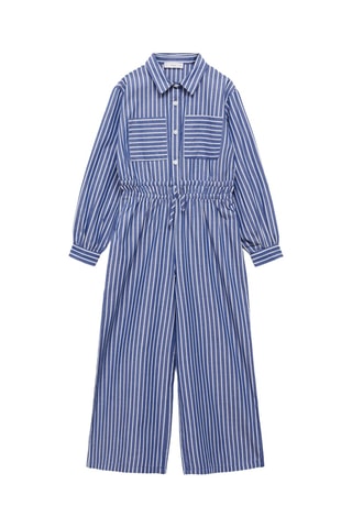 Combinaison-pantalon à rayures - Bleu marine