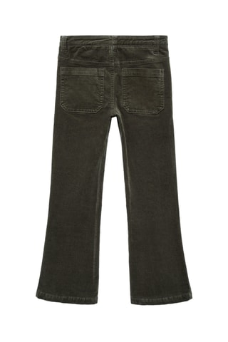 Pantalon velours flare - Kaki