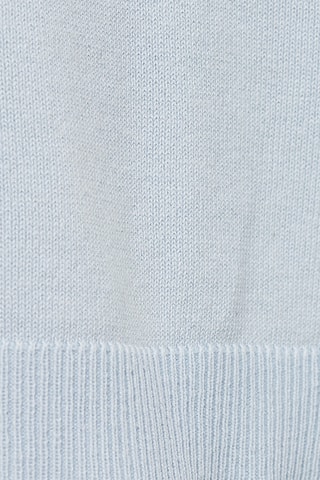 Pull-over maille col roulé - Bleu clair