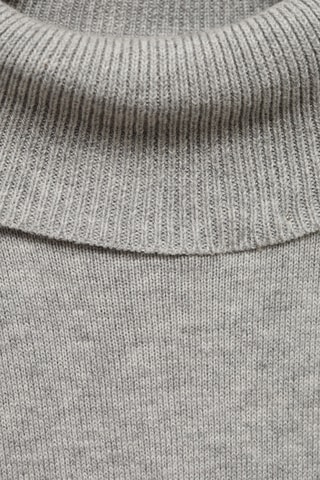 Pull-over maille col roulé - Gris
