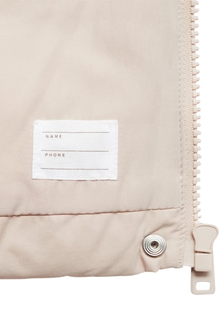 Anorak matelassé à poches - Gris clair