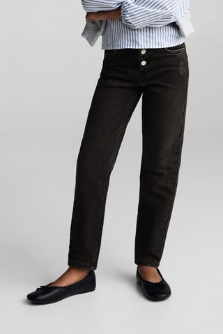 Jean mom-fit - Noir