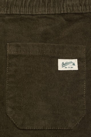 Pantalon velours côtelé taille élastique - Kaki