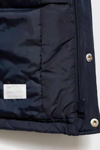 Anorak matelassé losanges - Bleu marine