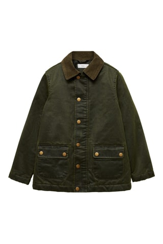 Parka effet ciré - Kaki