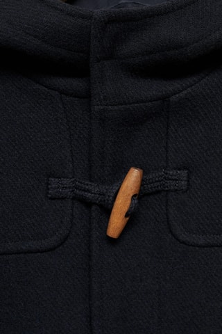 Manteau drap de laine poches - Bleu marine