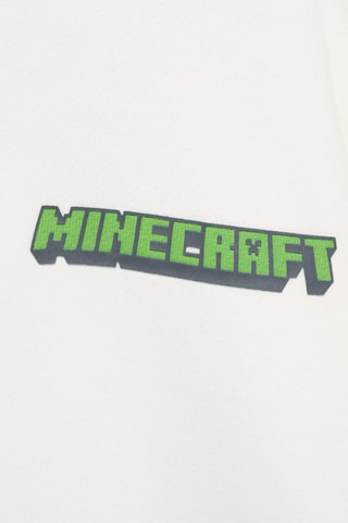 Sweat Minecraft - Blanc cassé