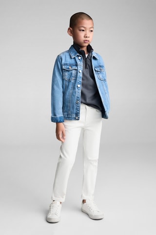 Jean slim-fit - Blanc