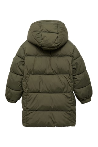 Anorak long matelassé - Kaki